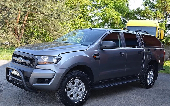 Ford Ranger cena 85000 przebieg: 132800, rok produkcji 2016 z Gąbin małe 326